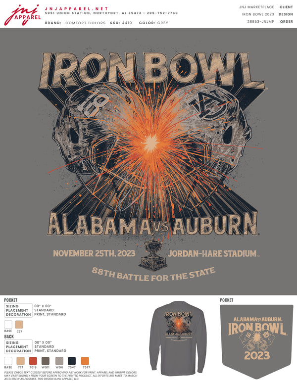 Iron Bowl 2023 Long Sleeve T-Shirt