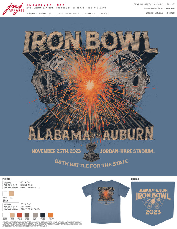 Iron Bowl 2023 T-Shirt