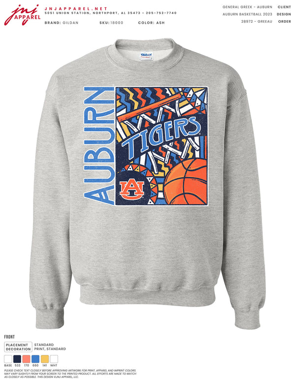Auburn Basketball 2023 Crewneck
