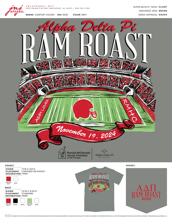 ADPINCSU Ram Roast 2024 Tshirt