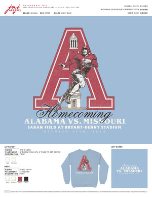 Alabama vs Missouri 2024 Sweatshirt