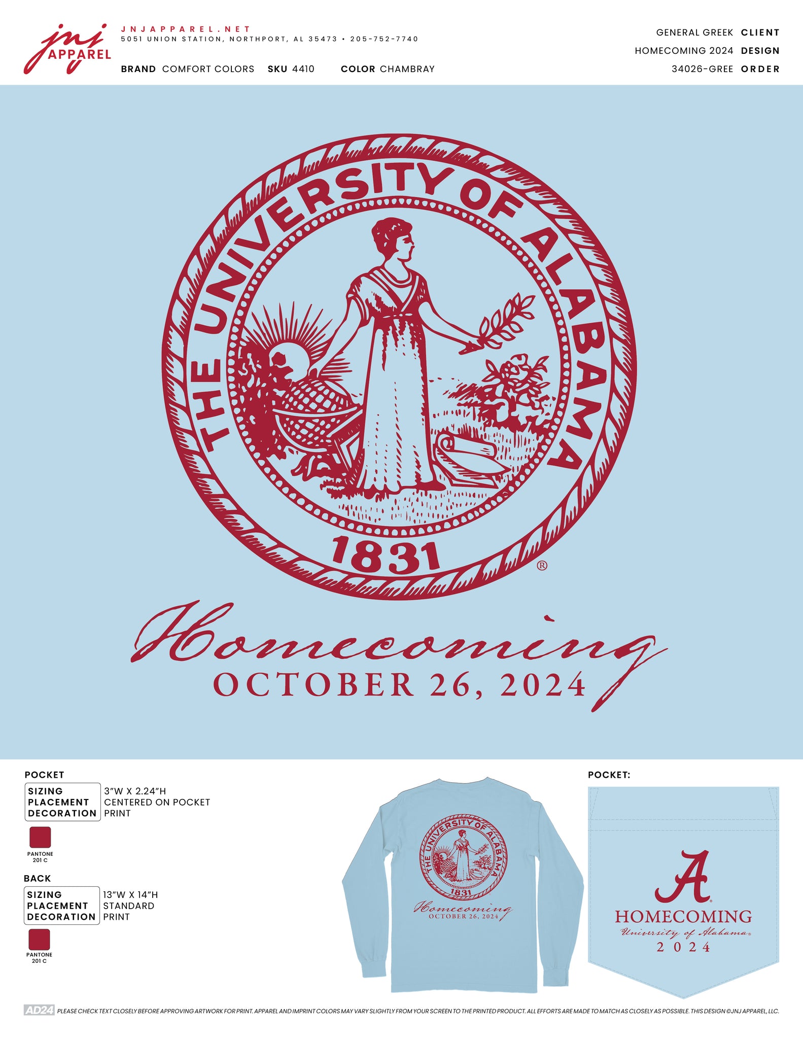 Homecoming 2024 Long Sleeve T-shirt