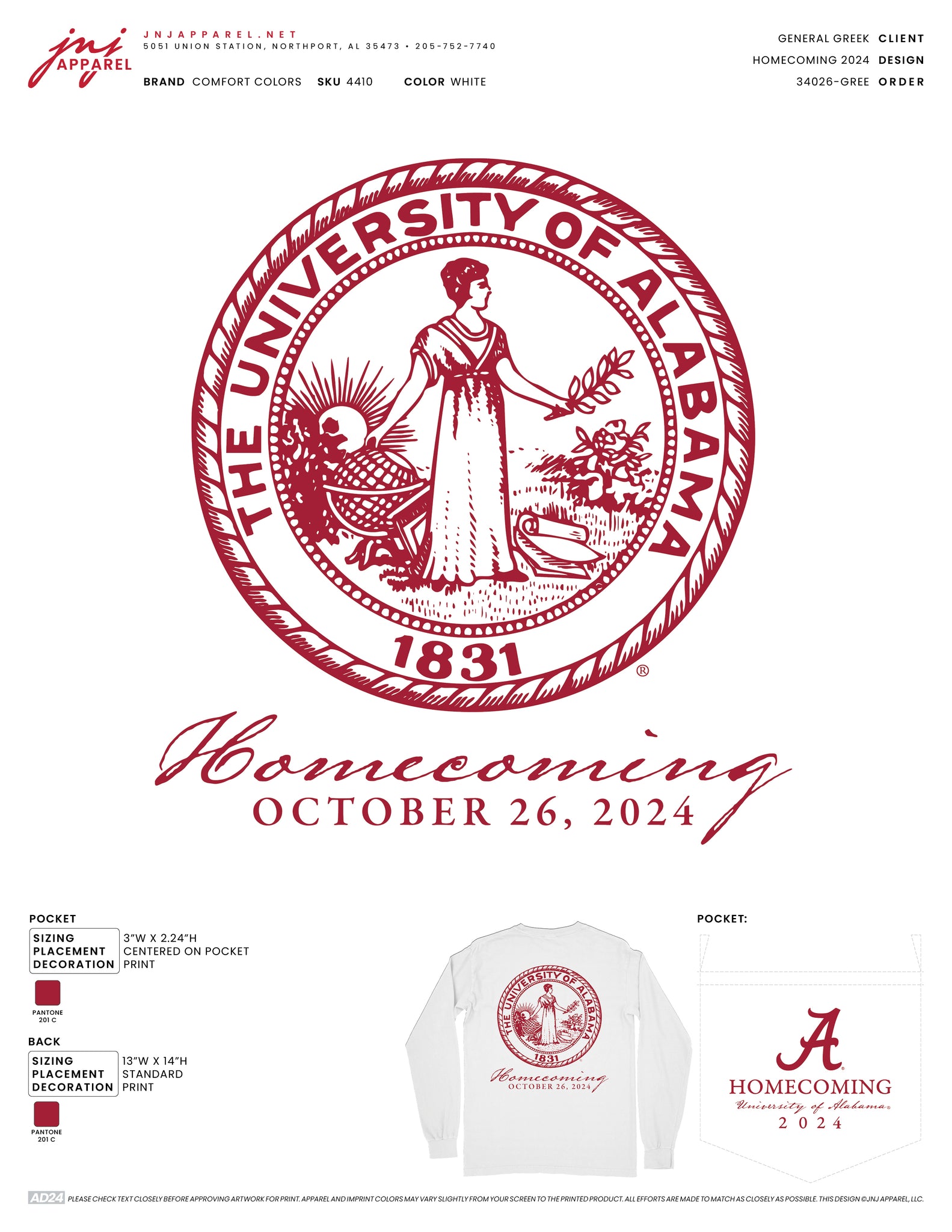 Homecoming 2024 Long Sleeve T-shirt