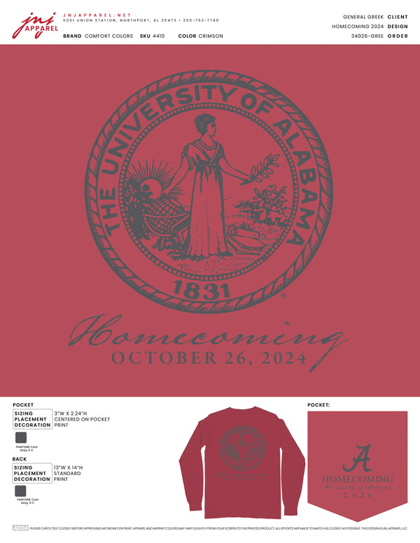 Homecoming 2024 Long Sleeve T-shirt