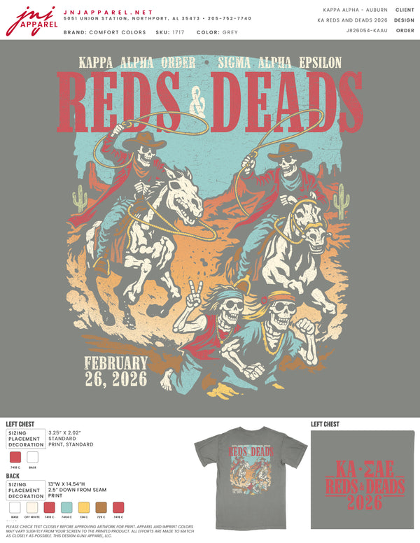 KAAU KA Reds and Deads 2026
