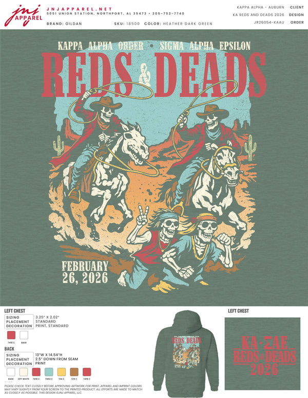 KAAU KA Reds and Deads 2026 (Hoodie)